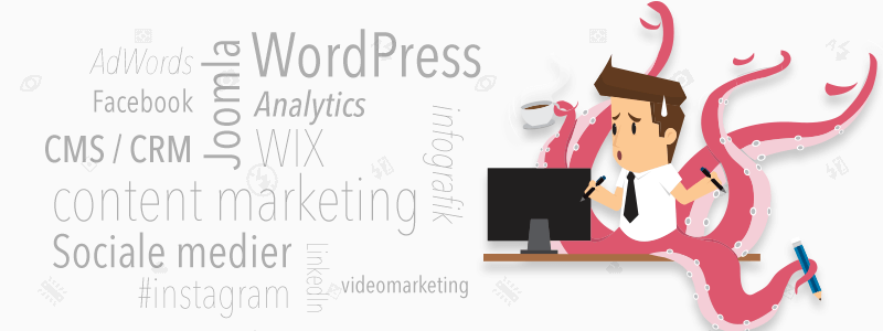 Den digitale blæksprutte på arbejde